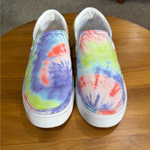 Women's Court Legacy Nike slip-on tie dye canvas sneakers Sz 7.5 Nice Condition - Picture 1 of 8